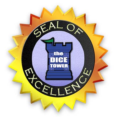 The DICE TOWER Seal of Excellence